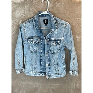 🚀 Art Class Kids Denim Jacket, Light Wash, Distressed, Size S‎ (6/7), Classic